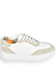 DeepSEA Erkek Beyaz Bağcıklı Eva Taban Hakiki Deri Ortopedik Spor Ayakkabı Sneaker2509966