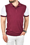 DeepSEA Erkek Bordo Dar Kesim Pamuklu Polo Yaka Tişört Slim Fit Nefes Alan Kıvrılmaz Polo Yaka Tişört 2503022