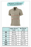 DeepSEA Erkek Pudra Dar Kesim Pamuklu Polo Yaka Tişört Slim Fit Nefes Alan Kıvrılmaz Polo Yaka Tişört 2503022
