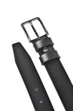 DeepSEA Erkek Siyah Hakiki Deri Klasik Kemer 3,5 cm Kumaş Pantolon Kemeri 2502635 