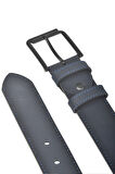 DeepSEA Erkek Lacivert 4 cm Eninde Spor Nubuk Kemer Suni Nubuk Deri Kemer 2402639