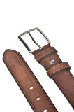 DeepSEA Erkek Kahve 4 cm Eninde Süet Kemer Suni Süet Spor Kemer 2402643