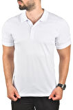DeepSEA Erkek Beyaz Büyük Beden Polo Yaka Tişört Nefes Alan Pamuklu Pike Kumaş Battal Beden Tişört 2504349