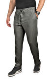 DeepSEA Erkek Antrasit Rahat Kesim Örme Kumaş Beli Lastikli İnce Spor Pantolon 2502216