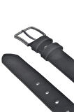 DeepSEA Erkek Siyah 4 cm Eninde Süet Kemer Suni Süet Spor Kemer 2402643