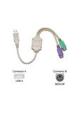 PS2 Klavye mouse çevirici USB to ps2 ps2 usb çevirici ps2 klavye mouse usb adaptör