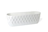 Omnipazar KRS-472 Dekoratif Yakamoz Balkon Saksı 6.5 Litre No 2 Beyaz