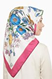 Levidor Fuşya Trend Twill Eşarp
