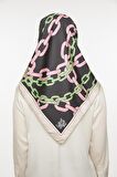 Levidor Pembe Trend Twill Eşarp
