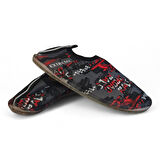 Serabien Ç Siyah-kırmızı Sörf Havuz Plaj Erkek Çocuk Deniz Ayakkabısı