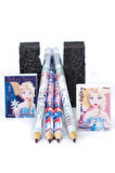 Frozen Silgili Kurşun Kalem HB Ekstra Silgi Hediyeli Disney Tasarım Dayanıklı Set