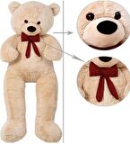 160 cm Papyonlu Peluş Ayı-DEV Boy-Sevgiliye Özel HEDİYE - % 100 YERLİ