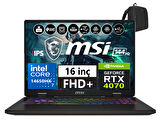 Msı Nb Sword 16 Hx Intel Core I7-14650HX 96GB Ddr5 1tb SSD 8GB/RTX4070 115W WINDOWS11PRO 16" 144Hz Fhd+ Taşınabilir Bilgisayar B14VGKG-473XTRW58+WEBLEGELSINÇANTA