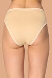Kadın Ten 6'Lı Paket Pamuklu Su Yolu Bikini Külot