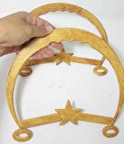 Bambu görünümlü plastik çanta sapı