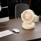 Everest Efn-509 Krem- Kahve 7 İnç 3 Kademeli 2100 Rpm Hız Duvar Tıpı Ve Masaüstü Usb Fan vantilatör