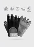 Premium Seri Terletmeyen Yarım Parmak Fitness Yoga Pilates Avuç İçi Kaymaz Silikon Spor Eldiven