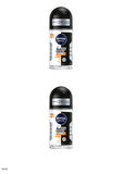 85392 NIVEA MEN BLACK & WHITE INVISIBLE GÜÇLÜ ETKİ ROLL-ON 2 ADET