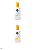 80494 NIVEA SUN HASSAS ANINDA KORUMA HASSAS CİLTLERE ÖZEL SPREY SPF50+ 2 ADET