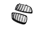 Bmw 3 Serisi E92 2006-2009 Uyumlu M3 Görünüm Panjur ( Çift Çizgi Böbrek ) Pıano Black