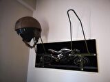 Motosiklet Kask Askısı, Motor Kask Askısı, Kask Askılığı AGUSTAX2V2