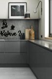 Bi Kahve MDF Tablo Duvar Süsü