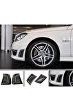 Mercedes W204 C63 (2011-2013) Uyumlu Ön Tampon Yan Hava Kapakları (plastik)