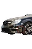 Mercedes W204 C63 (2011-2013) Uyumlu Ön Tampon Yan Hava Kapakları (plastik)