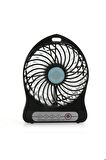 <p> Mini Fan Şarjlı Mini El Fanı Vantilatör Soğutucu</p>