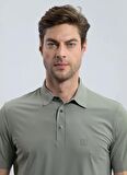 Duno Düz Haki Erkek Polo T-Shirt TURBO DEIVA