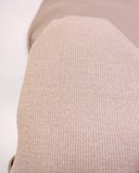 Bej Kahve Köpüğü Kaşkorse Ribana Kumaş Esnek Yumuşak Bodylik & Bluzluk 110x250cm