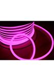 220V 2835 120 ledli 5 metre neon led pembe ve 220v neon için güç kablosu