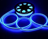 220V 2835 120 ledli 1 metre neon led mavi ve 220v neon için güç kablosu