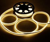 220V 2835 120 ledli 3 metre neon led günışığı ve 220v neon için güç kablosu