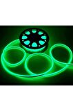 220V 2835 120 ledli 5 metre neon led yeşil ve 220v neon için güç kablosu