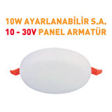 10W Marin Ayarlanabilir  10-30 VOLT Günışığı Panel Armatür