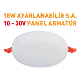 18W Marin Ayarlanabilir  10-30 VOLT Günışığı Panel Armatür
