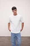 DeFacto Comfort Regular Fit Rahat Kesim Bisiklet Yaka Waffle Kumaş Pamuklu Basic Düz Kısa Kollu Tişört B4443AX24AUER105