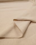 Bej Krem Diagonal Desenli Jakarlı İnterlok Kumaş Yumuşacık Esnek Hırkalık & Kazaklık En: 140cm