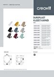 Creavit Duck Basalt Mat Yavaş Kapanan Klozet Kapağı KC0903.01.0600E