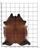 Hakiki Deri Dana Postu Düz Kahve 180 x 210 cm - 60533