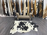 HAKİKİ DERİ DANA POSTU SİYAH - BEYAZ 185 x 235 - 0701000021