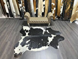 HAKİKİ DERİ DANA POSTU SİYAH - BEYAZ 215 x 235 - 0701000027