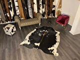 HAKİKİ DERİ DANA POSTU SİYAH - BEYAZ 175 x 210 - 0701000062