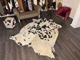 HAKİKİ DERİ DANA POSTU SİYAH - BEYAZ 220 x 250 - 0701000071