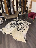 HAKİKİ DERİ DANA POSTU SİYAH - BEYAZ 220 x 250 - 0701000071