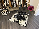 HAKİKİ DERİ DANA POSTU SİYAH - BEYAZ 180 x 215 - 0701000074
