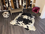 HAKİKİ DERİ DANA POSTU SİYAH - BEYAZ 210 x 225 - 0701000076