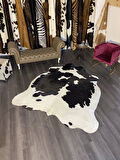 HAKİKİ DERİ DANA POSTU SİYAH - BEYAZ 195 x 230 - 0701000078