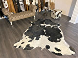 HAKİKİ DERİ DANA POSTU SİYAH - BEYAZ 190 x 230 - 0701000092